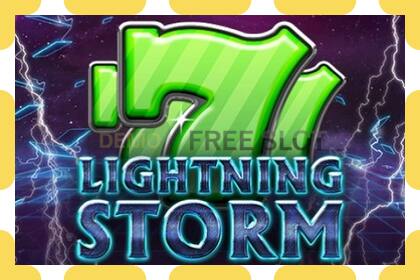 Demo slot Lightning Storm free and without registration