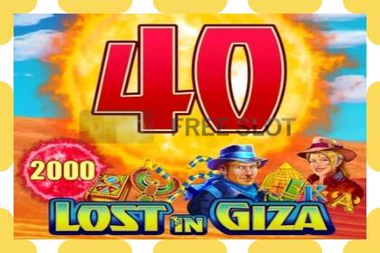 Demo slot Lost in Giza 40 free and without registration