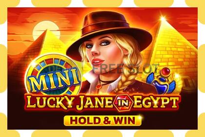 Yanayopangwa demo Lucky Jane in Egypt Hold & Win bure na bila usajili