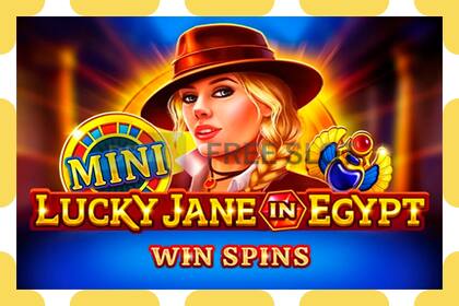 Demo pesa Lucky Jane in Egypt Win Spins tasuta ja ilma registreerimiseta