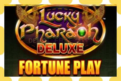 Demo slot Lucky Pharaoh Deluxe Fortune Play free and without registration