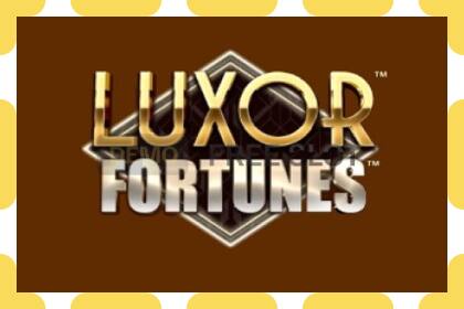 டெமோ ஸ்லாட் Luxor Fortunes இலவச மற்றும் பதிவு இல்லாமல்