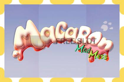 Demo slot Macaron Mad Mess free and without registration