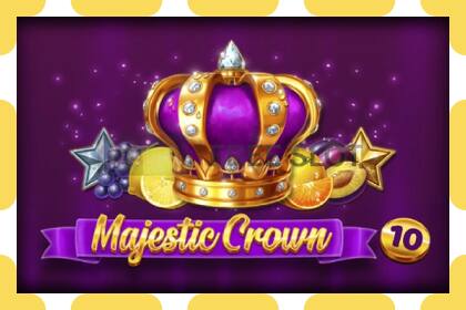 Slot demo Majestic Crown 10 gratuit și fără înregistrare