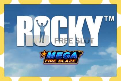 Demo slot Mega Fire Blaze: Rocky free and without registration