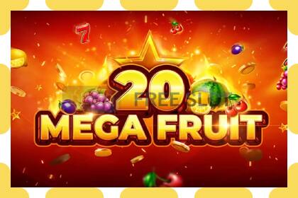 Slot dimostrativo Mega Fruit 20 gratuito e senza registrazione