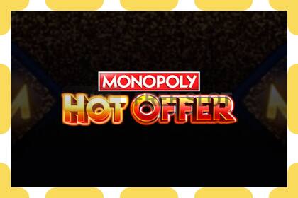 Demo slot Monopoly Hot Offer free and without registration