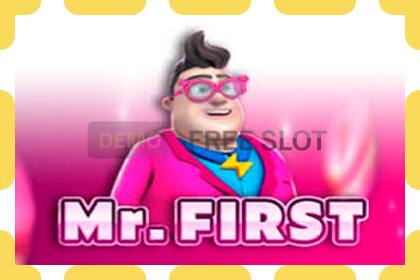 डेमो स्लट Mr. First नि: शुल्क र दर्ता बिना