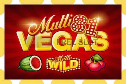 Demo slot Multi Vegas 81 free and without registration