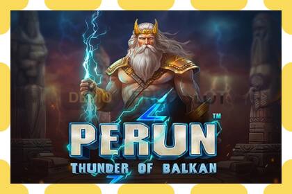 Demo slot Perun - Thunder of Balkan free and without registration