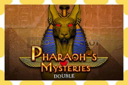 Դեմո բնիկ Pharaons Mysteries Double անվճար և առանց գրանցման