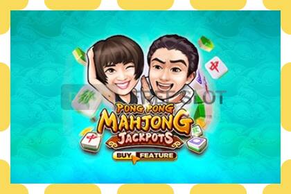 Demo slot Pong Pong Mahjong Jackpots free and without registration