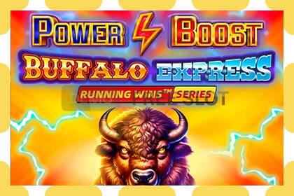 Demo slot Power Boost: Buffalo Express free and without registration