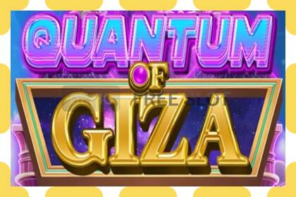 Demo slot Quantum of Giza gratis och utan registrering