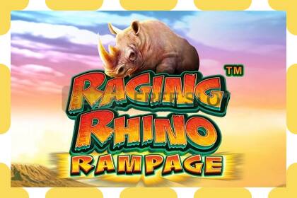 Demo slot Raging Rhino Rampage free and without registration