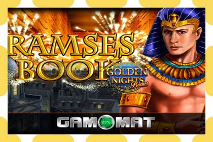 Demo slot Ramses Book Golden Nights zadarmo a bez registrácie