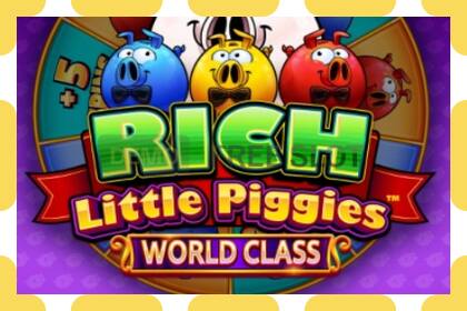 Demo slot Rich Little Piggies World Class free and without registration