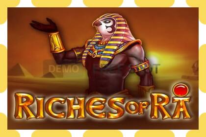 Demo slot Riches of Ra gratis og uden registrering