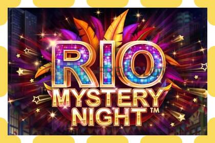 Demo slot Rio Mystery Night free and without registration