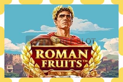 Demo slot Roman Fruits free and without registration