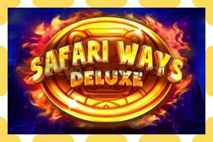 Demo slot Safari Ways Deluxe free and without registration