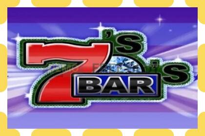 Demo slots Sevens and Bars bezmaksas un bez reģistrācijas