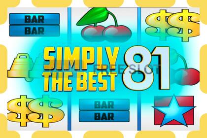 Demo slot Simply The Best 81 free and without registration