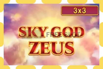 Demo slot Sky God Zeus 3x3 free and without registration