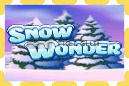 Демо слот Snow Wonder безкоштовно та без реєстрації