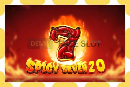 Demo slot Spicy Seven 20 free and without registration