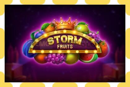 Demo slot Storm Fruits free and without registration