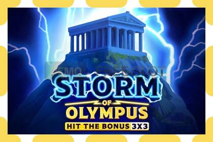 Demo slot Storm of Olympus free and without registration