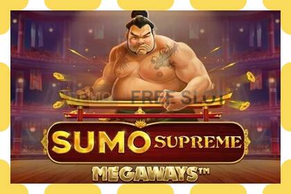 Demo slot Sumo Supreme Megaways free and without registration