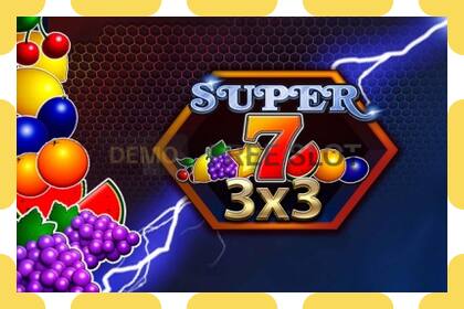 Demo slot Super 7 3x3 free and without registration