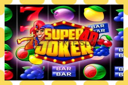 Demo slot Super Joker 40 free and without registration