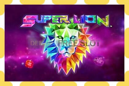 Demo slot Super Lion free and without registration