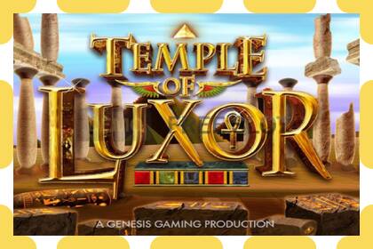 演示老虎机 Temple of Luxor 免费且无需注册