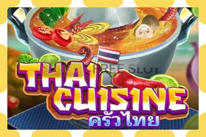 Demo slot Thai Cuisine free and without registration