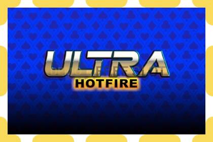 डेमो स्लॉट Ultra Hotfire विनामूल्य आणि नोंदणीशिवाय