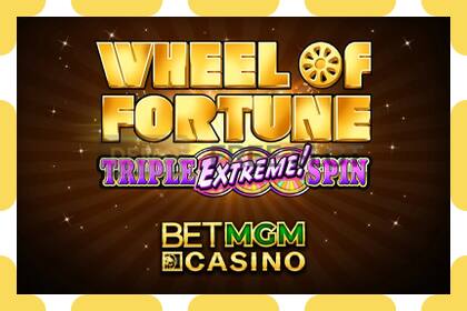 Demo-spor Wheel of Fortune Triple Extreme Spin BetMGM gratis og uten registrering