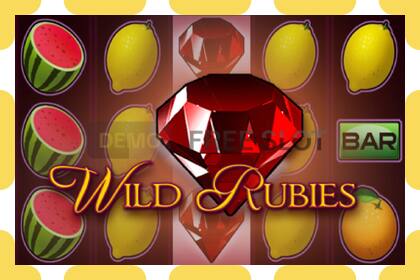 डेमो स्लॉट Wild Rubies विनामूल्य आणि नोंदणीशिवाय