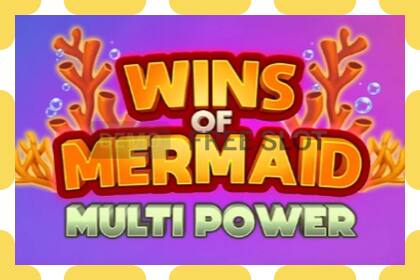 Slot de demonstração Wins of Mermaid Multi Power grátis e sem registro