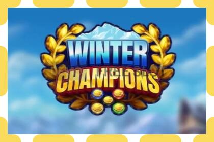 Demo slot Winter Champions free and without registration