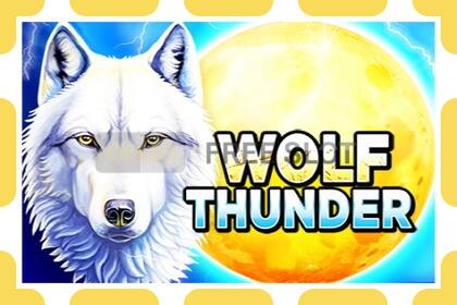 Demo slot Wolf Thunder free and without registration