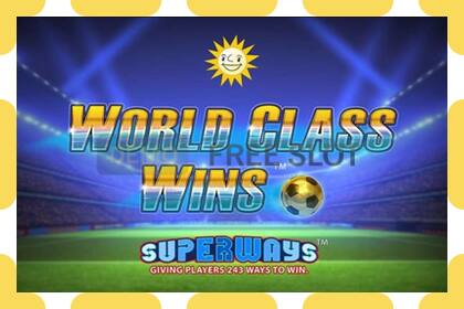 Demo slot World Class Wins free and without registration