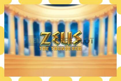 Demo slot Zeus The Thunderer free and without registration