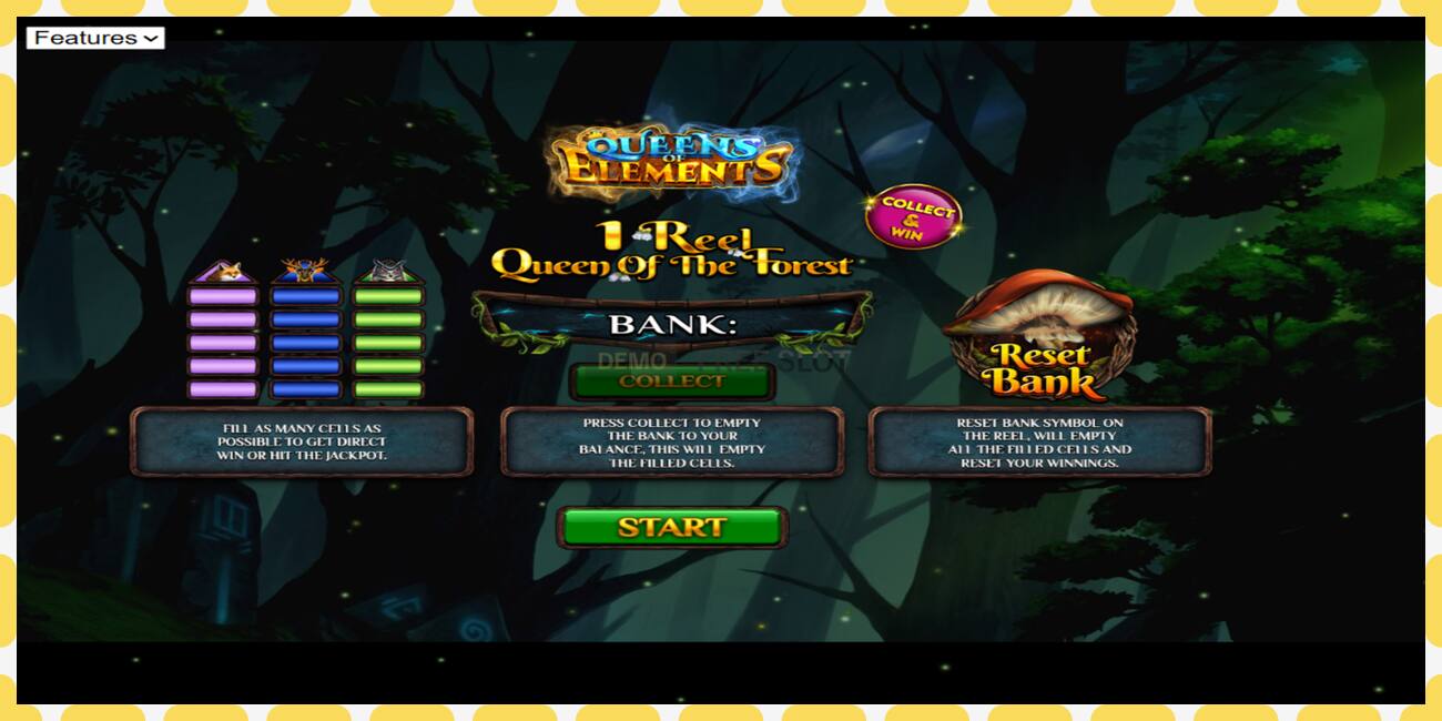 Demo slot 1 Reel Queen of the Forest free and without registration, picture - 1