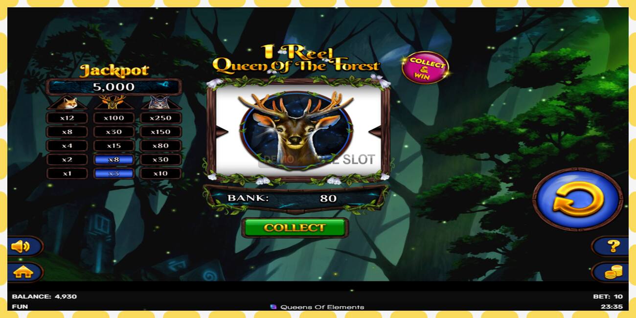 Demo slot 1 Reel Queen of the Forest free and without registration, picture - 1