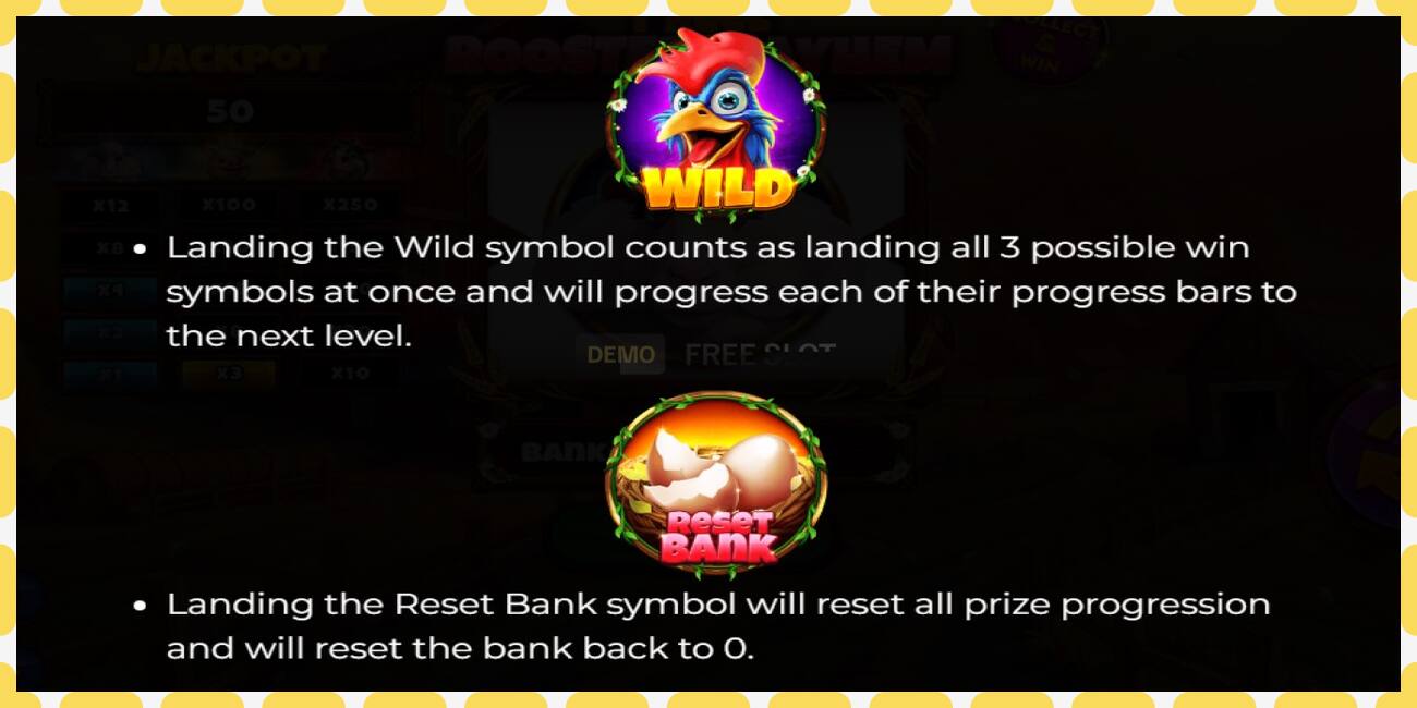 Demo slot 1 Reel Rooster Mayhem free and without registration, picture - 1