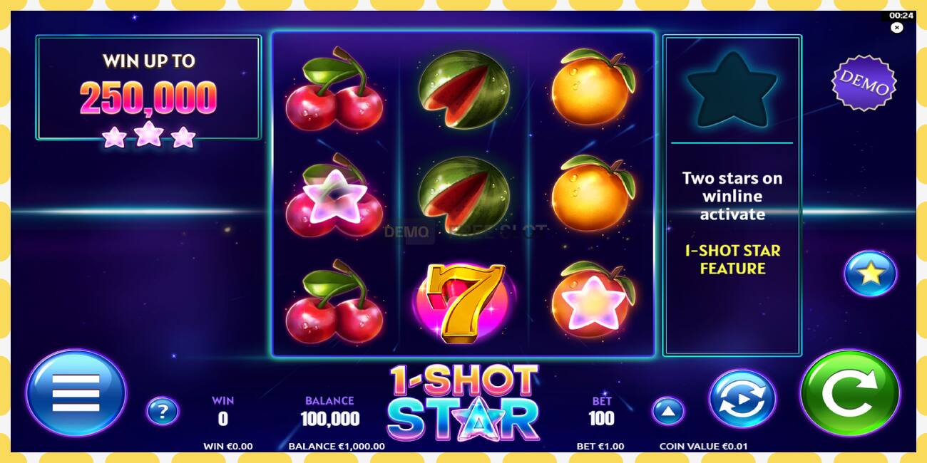 Demo slot 1-Shot Star free and without registration, picture - 1